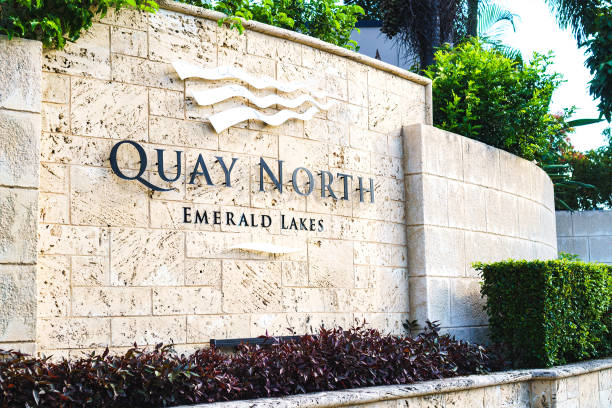 Monument sign at the entrance of a Central Florida business