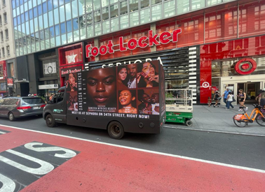Monthly mobile billboard truck rental for a Central Florida brand campaign